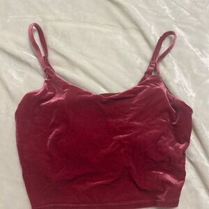 Velvet pink Cami Top